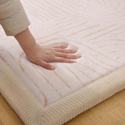 HAKUNA MATTE Mata piankowa dla dzieci Dywan do pokoju dziecięcego Coral Velvet z pianką memory 200 x 150 cm Zen Garden