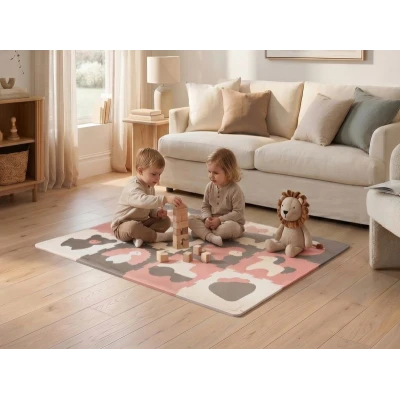 HAKUNA MATTE Puzzle na podłogę dla dzieci Mata piankowa Farma 90x120 cm