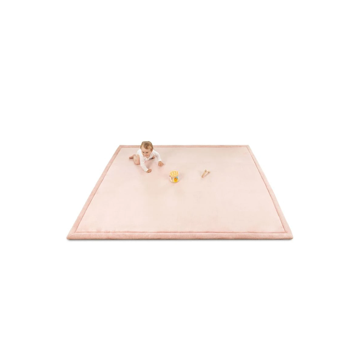 HAKUNA MATTE Mata piankowa dla dzieci Dywan do pokoju dziecięcego Coral Velvet z pianką memory 200 x 150 cm różowy