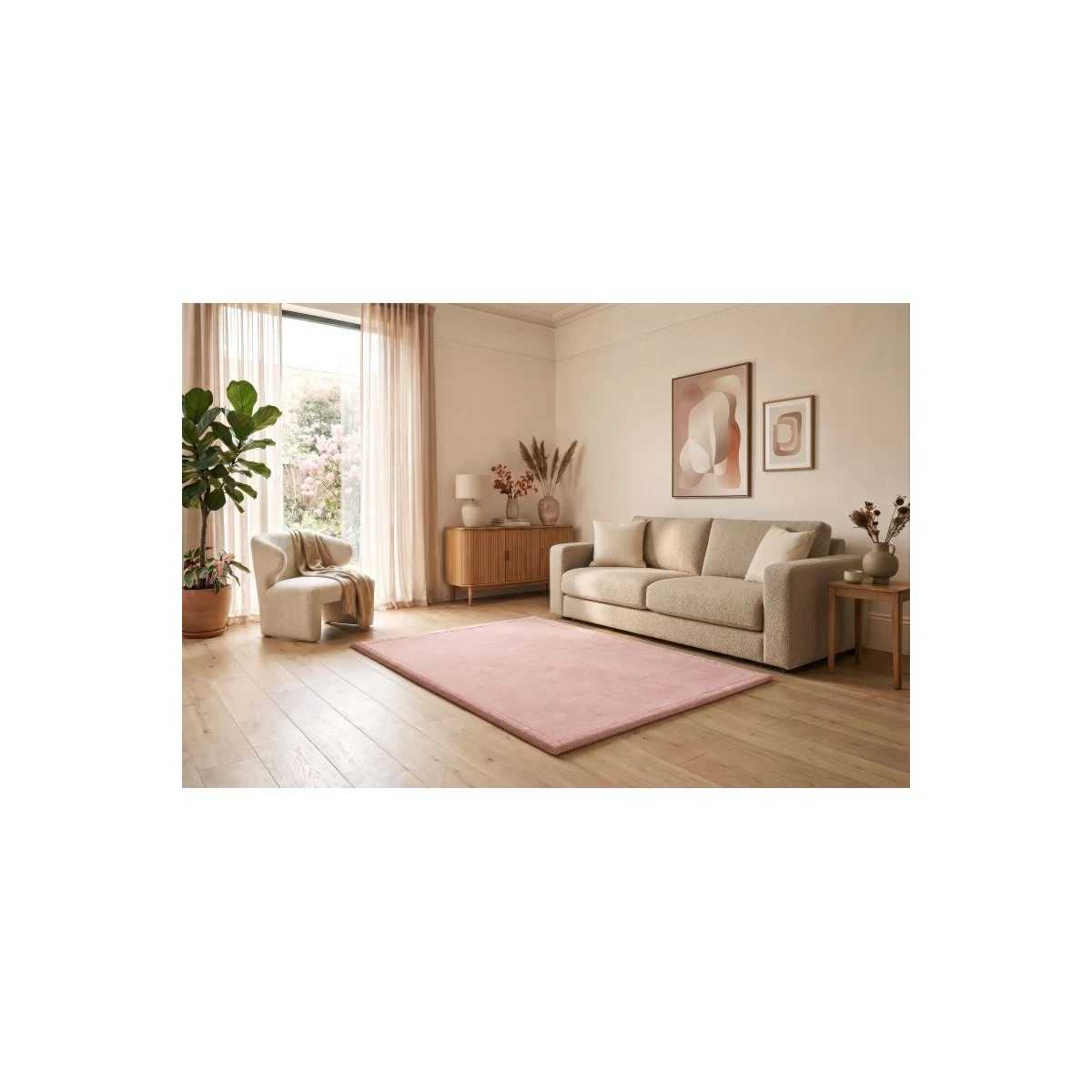 HAKUNA MATTE Mata piankowa dla dzieci Dywan do pokoju dziecięcego Coral Velvet z pianką memory 200 x 150 cm różowy