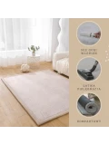 HAKUNA MATTE Mata piankowa dla dzieci Dywan do pokoju dziecięcego Coral Velvet z pianką memory 200 x 150 cm Zen Garden