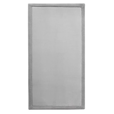 HAKUNA MATTE Mata piankowa dla dzieci Dywan do pokoju dziecięcego Coral Velvet z pianką memory 150 x 80 cm jasnoszary