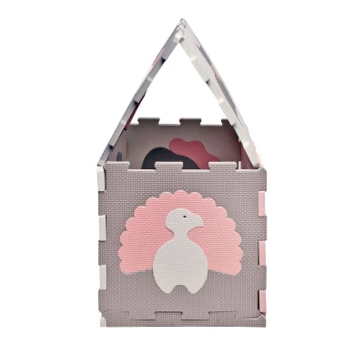 HAKUNA MATTE Puzzle na podłogę dla dzieci Mata piankowa Farma 90x120 cm