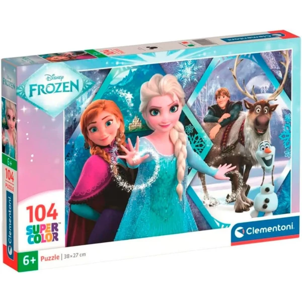 Clementoni 25045 Super Kolor Puzzle 104 Elementy Frozen