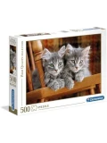 Clementoni 30545 High Quality Puzzle 500 Elementów Kotki