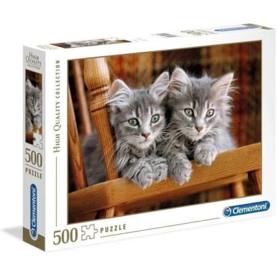 Clementoni 30545 High Quality Puzzle 500 Elementów Kotki