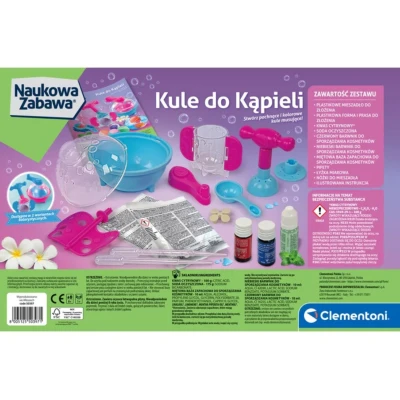 Clementoni 50397 Naukowa Zabawa Lab Kule Do Kąpieli