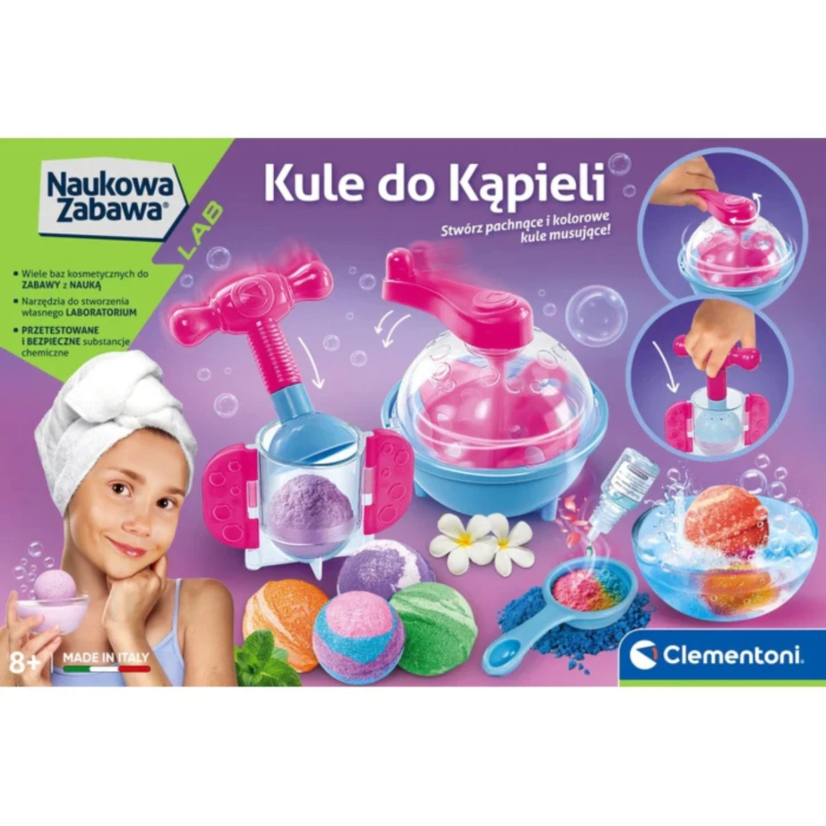 Clementoni 50397 Naukowa Zabawa Lab Kule Do Kąpieli