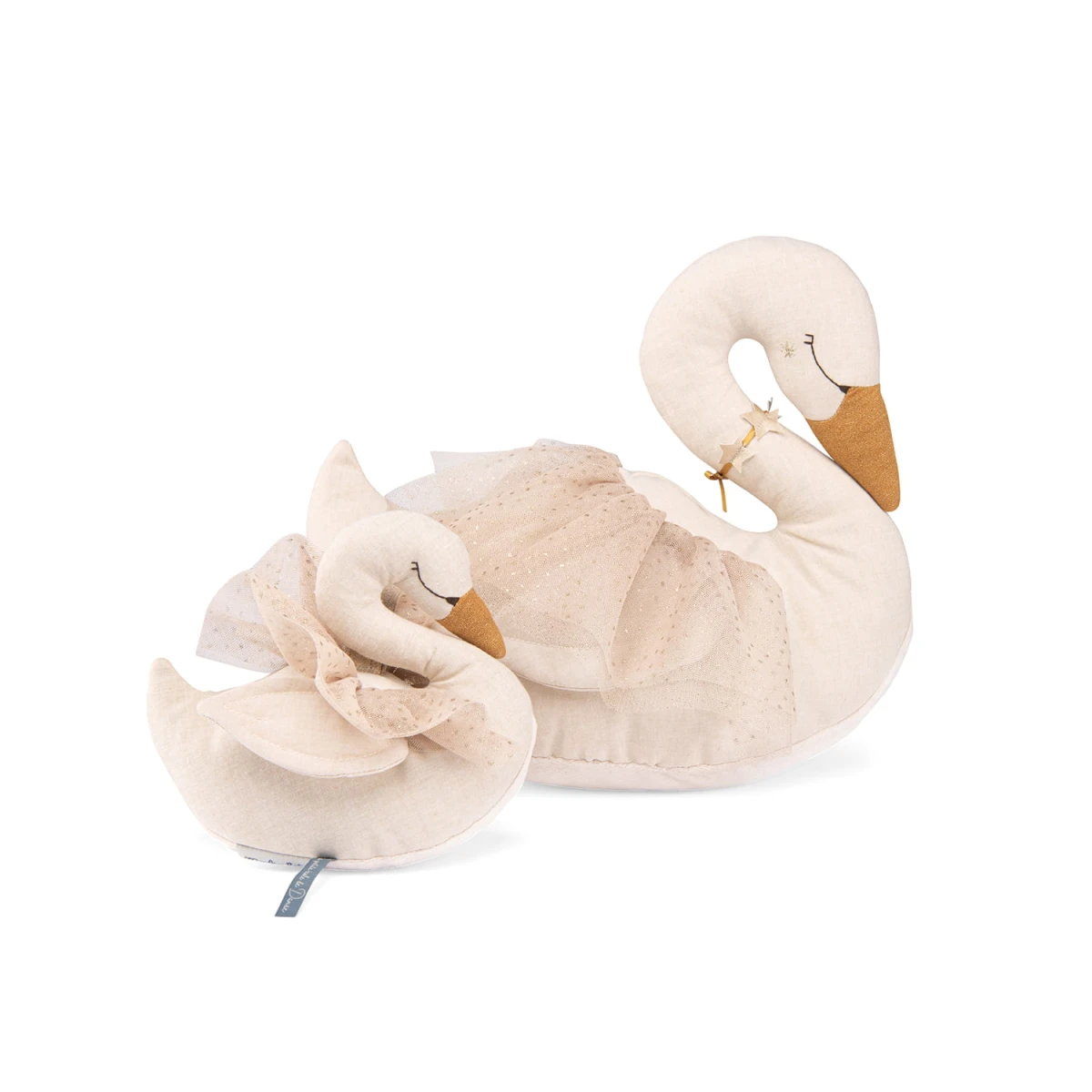 MOULIN ROTY Maskotka łabędź z pozytywką