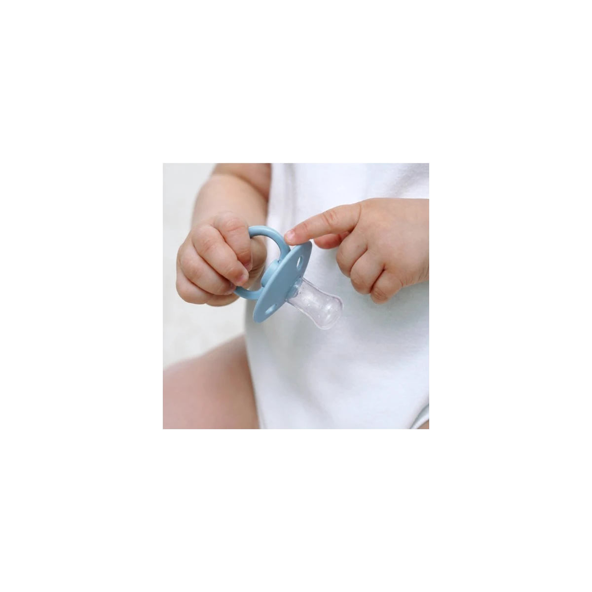 Mombella Smoczek uspokajający Grzybek Fancy Ice Blue