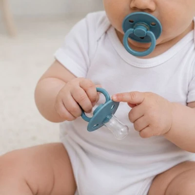 Mombella Smoczek uspokajający Grzybek Nile Blue