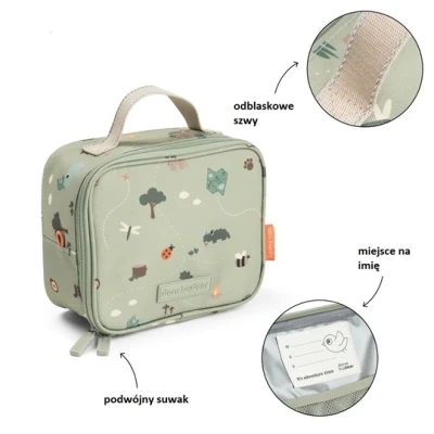 Done by Deer Torba Termiczna dla Dzieci 28L Tiny Trails Green
