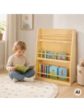 TOOKY TOY Drewniany Regał Na Książki