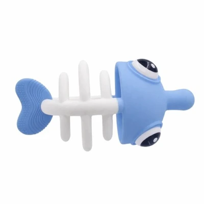 Mombella Gryzak Uspokajający Rybka 3w1 Light Blue