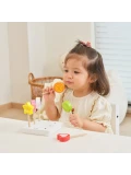 VIGA Drewniane Lizaki Zestaw do Sklepu Cukierni 6 szt. dla Dzieci 18m+