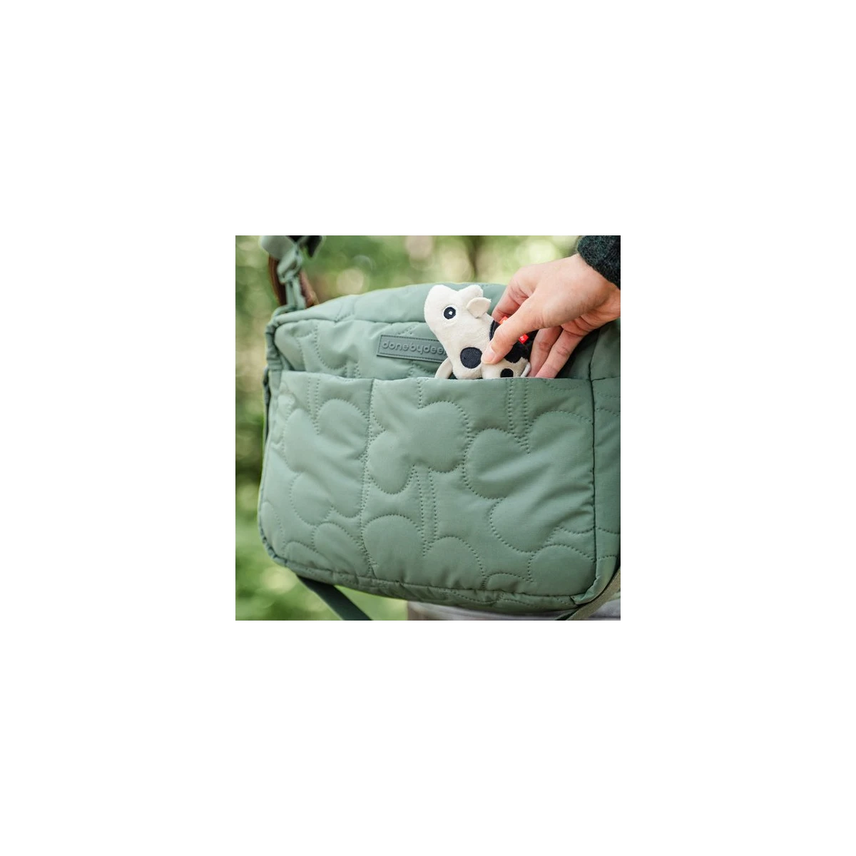 Done by Deer Torba do Wózka Pikowana Green 12L