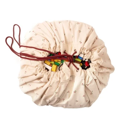 Play&Go NOOMAD Worek na Zabawki i Mata do Zabawy 2w1 Cherry