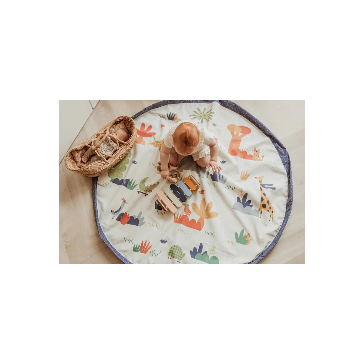 Play&Go NOOMAD Worek na Zabawki i Mata do Zabawy 2w1 Moulin Roty