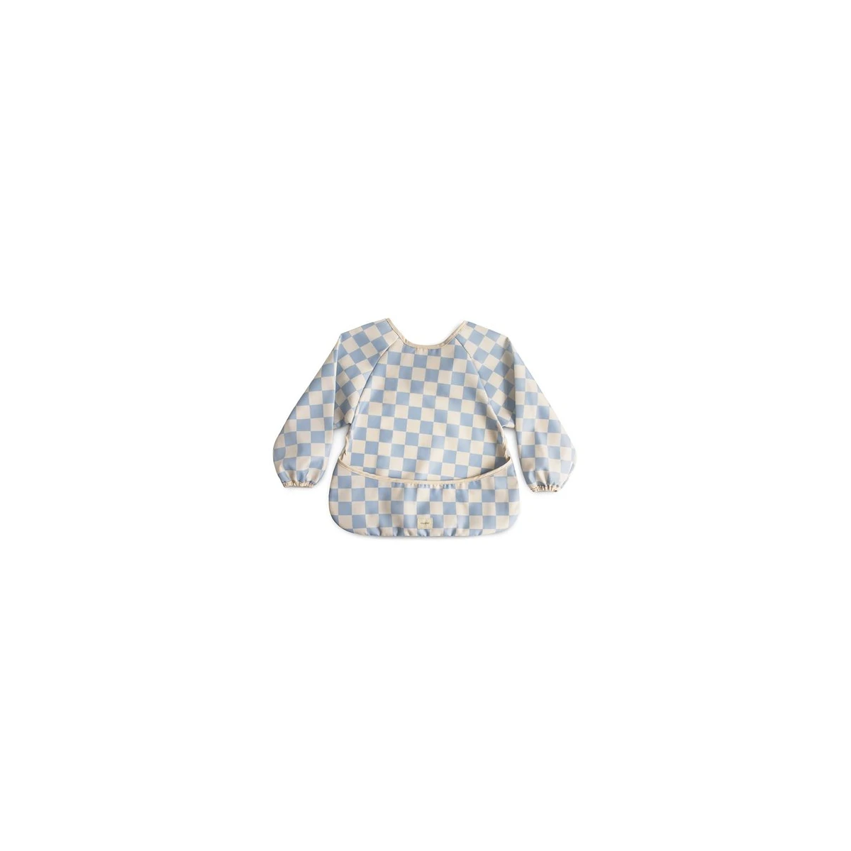 Mushie Śliniak z Rękawami Blue Check