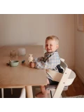 Mushie Śliniak z Rękawami Blue Check