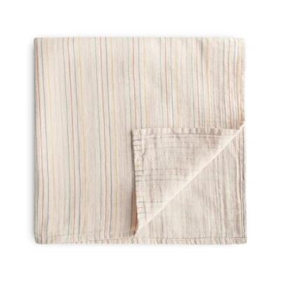 Mushie Otulacz z bawełny organicznej 120x120cm Retro Stripes
