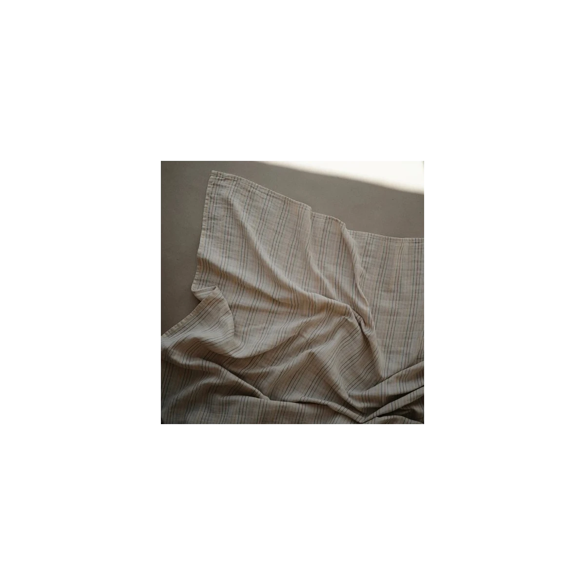 Mushie Otulacz z bawełny organicznej 120x120cm Retro Stripes
