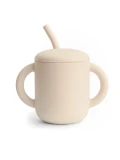 Mushie Kubek ze słomką 175 ml Shifting Sand