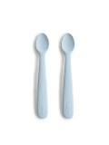 Mushie Łyżeczki do Karmienia Niemowląt 2-pak Powder Blue