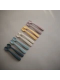 Mushie Łyżeczki do Karmienia Niemowląt 2-pak Powder Blue