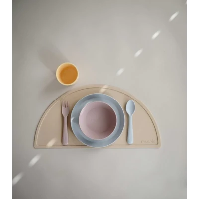 Mushie Sztućce dla dzieci łyżka i widelec Soft Lilac