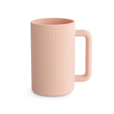 Mushie Silikonowy kubek do spłukiwania głowy Blush