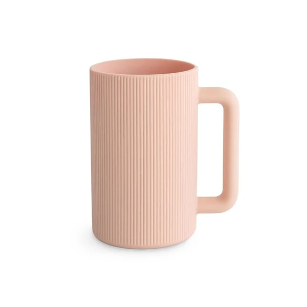 Mushie Silikonowy kubek do spłukiwania głowy Blush