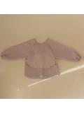 Mushie Śliniak z rękawami Blush