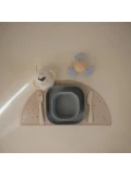 Mushie Sztućce dla dzieci – łyżka nóż i widelec Ivory