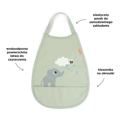 Done by Deer Śliniak z Kieszonką Green Pull-over Elphee