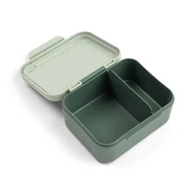 Done by Deer Lunchbox dla Dziecka z Widelczykami Tiny Trails Gree