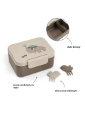 Done by Deer Lunchbox dla Dziecka z Widelczykami Tiny Trails Sand