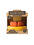 Oli & Carol Naturalna Zabawka Sensoryczna 4w1 Evolutive Capsule