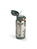 Done by Deer Butelka Termiczna ze Słomką 340ml Tiny Trails Green