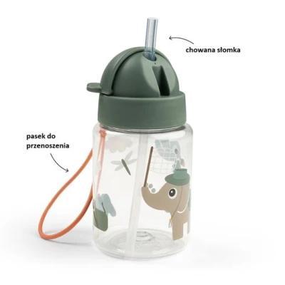 Done by Deer Bidon dla Dziecka 280ml Tiny Trails Green