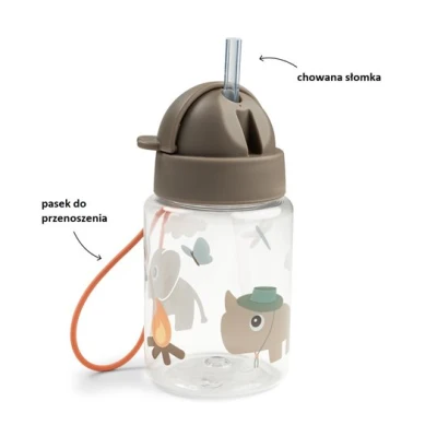 Done by Deer Bidon dla Dziecka 280ml Tiny Trails Sand