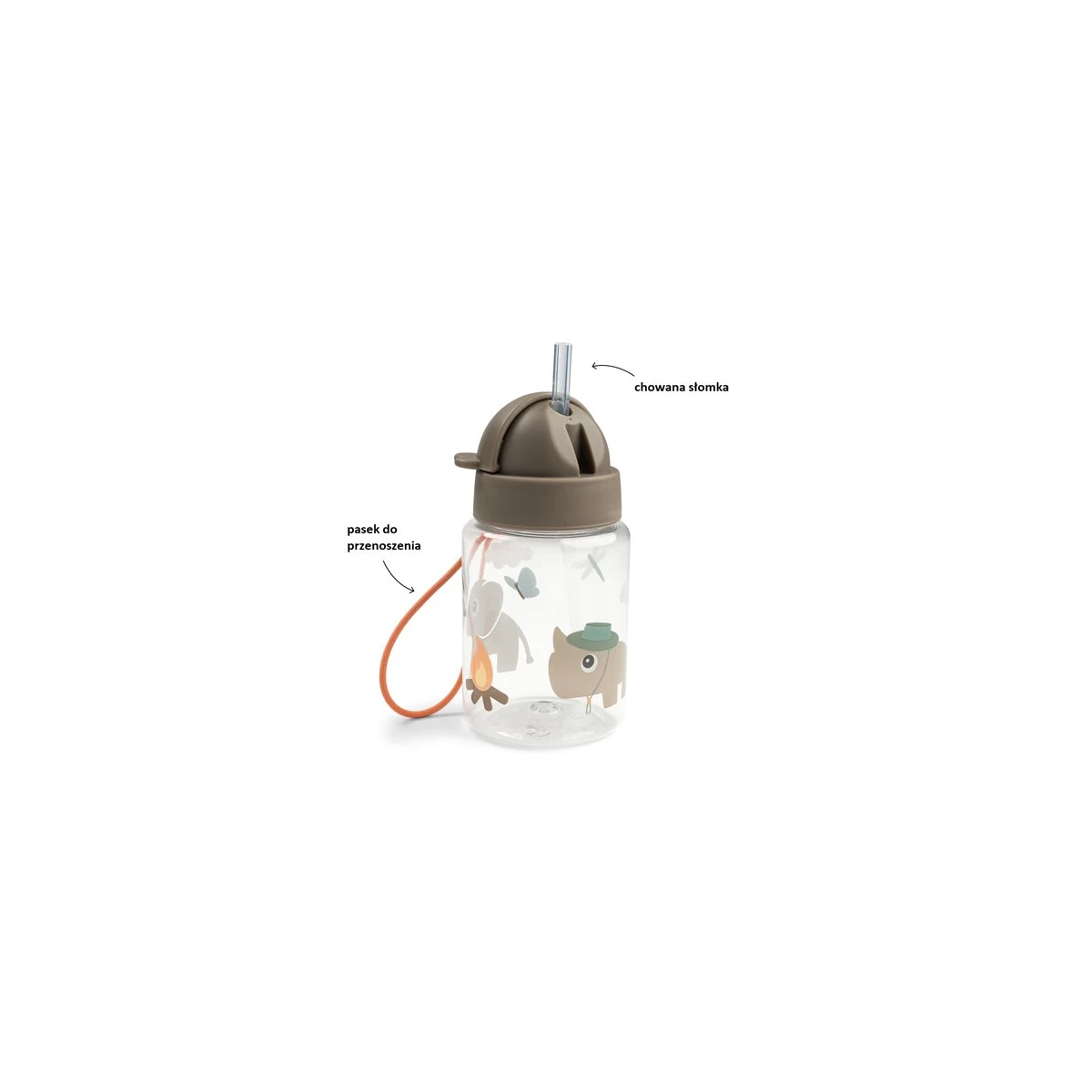 Done by Deer Bidon dla Dziecka 280ml Tiny Trails Sand