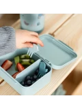 Done by Deer Lunchbox dla Dziecka z Widelczykami Tiny Farm Blue