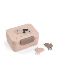 Done by Deer Lunchbox dla Dziecka z Widelczykami Tiny Farm Powder