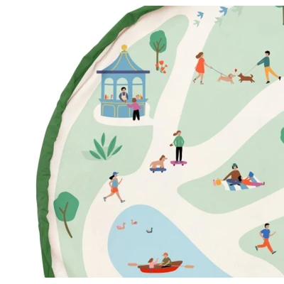 Play&Go NOOMAD OUTDOOR Worek na Zabawki i Mata do Zabawy 2w1 Parc