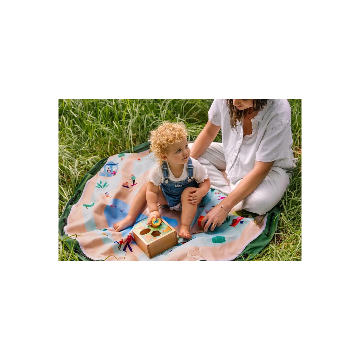 Play&Go NOOMAD OUTDOOR Worek na Zabawki i Mata do Zabawy 2w1 Parc