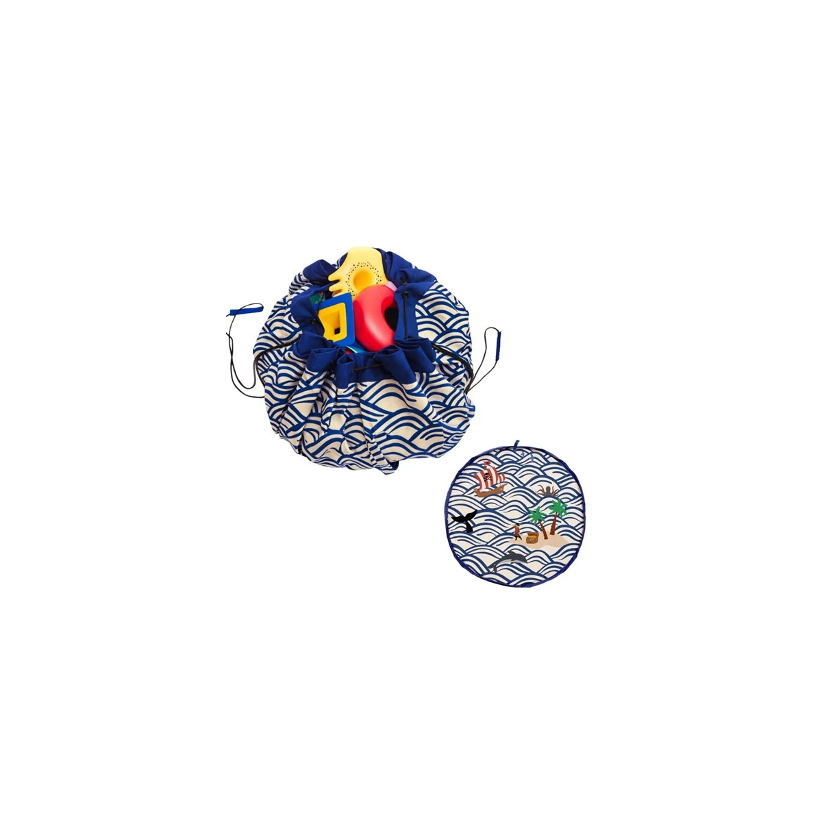 Play&Go NOOMAD OUTDOOR Worek na Zabawki i Mata do Zabawy 2w1 Pira