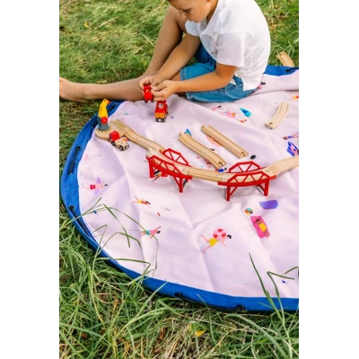 Play&Go NOOMAD OUTDOOR Worek na Zabawki i Mata do Zabawy 2w1 Beac