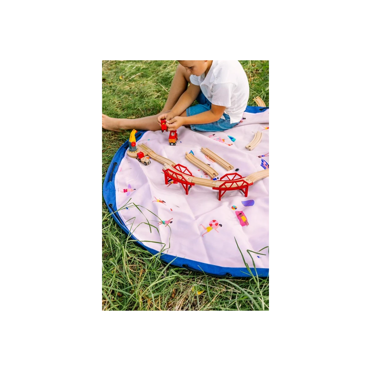 Play&Go NOOMAD OUTDOOR Worek na Zabawki i Mata do Zabawy 2w1 Beac