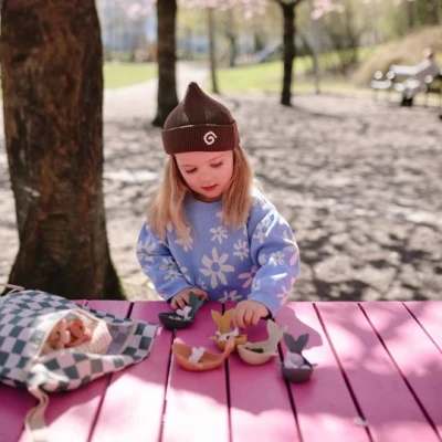 Mushie Zabawki do Kąpieli Wieloryby Retro